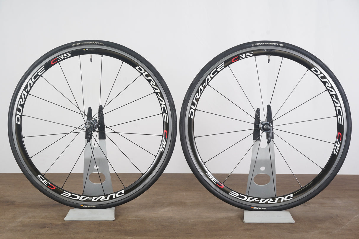Shimano Dura-Ace WH-7900 C35 Carbon Clincher Rim Brake Wheelset 10 Speed