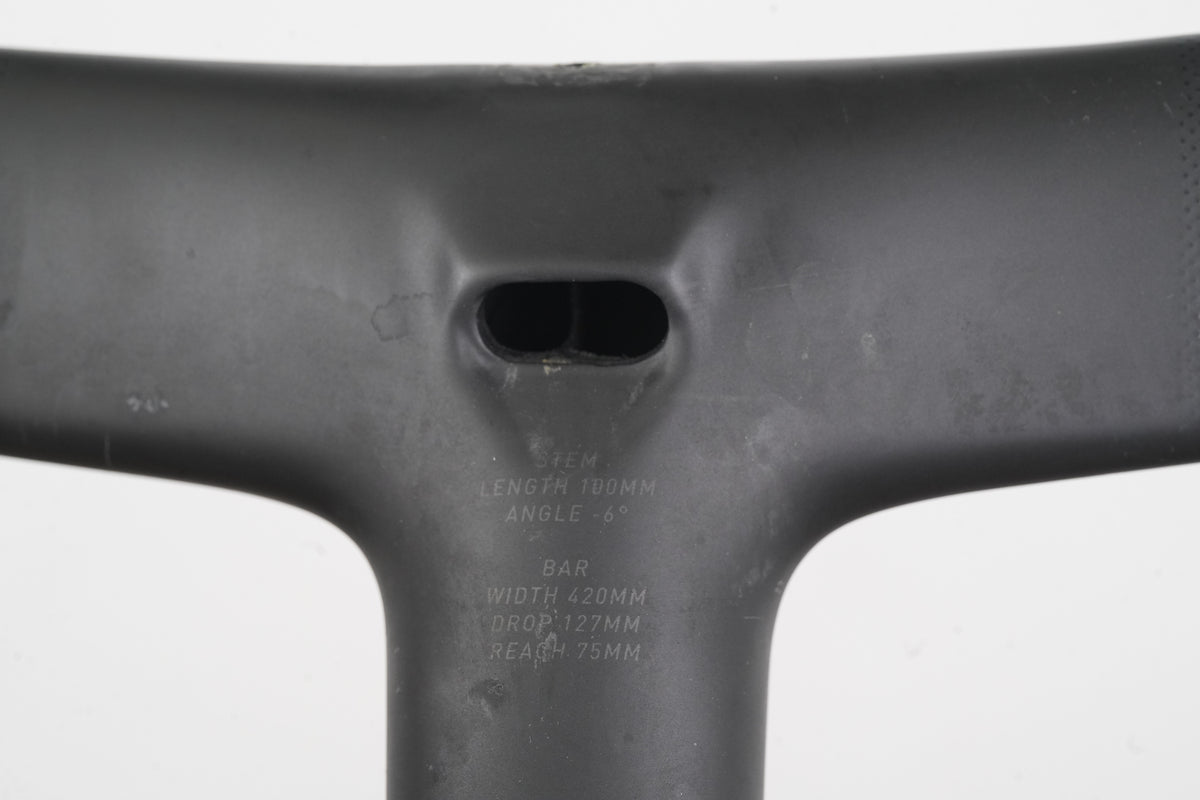 42cm 100mm Roval Rapide Carbon Integrated Barstem Handlebar 1 1/8"