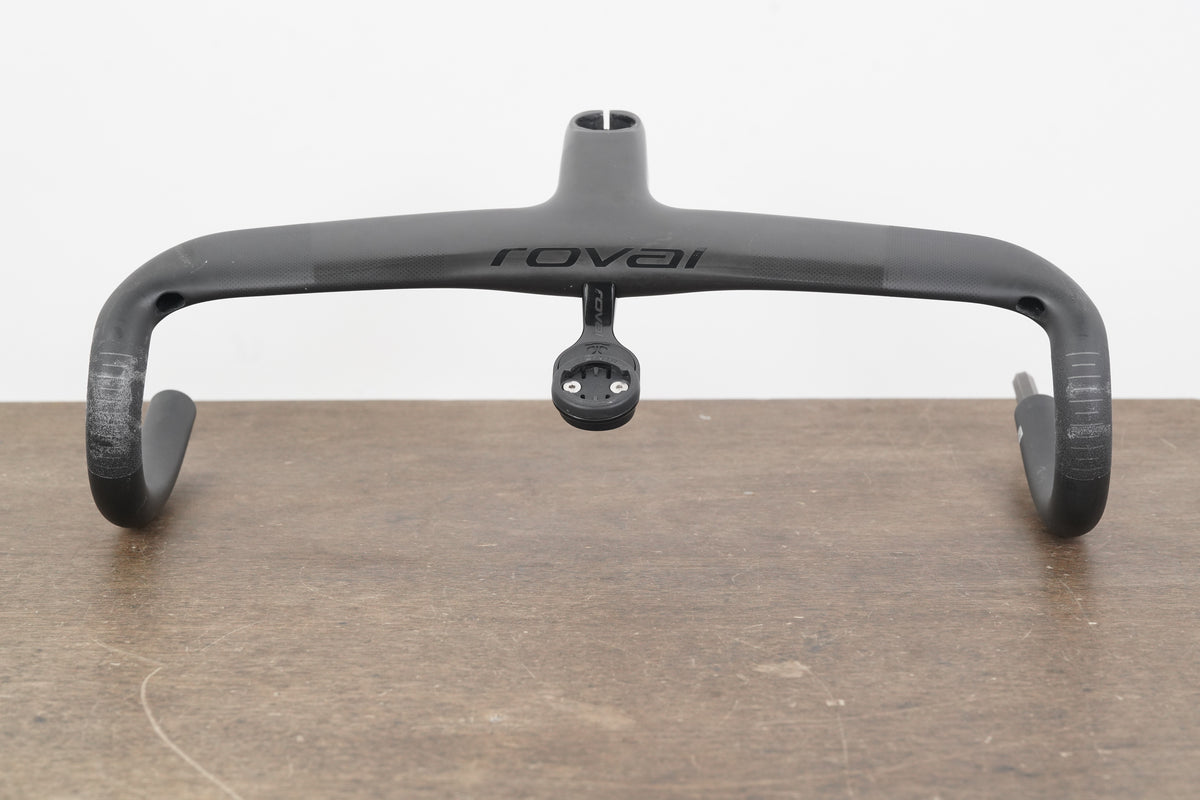 42cm 100mm Roval Rapide Carbon Integrated Barstem Handlebar + Mount 1 1/8"