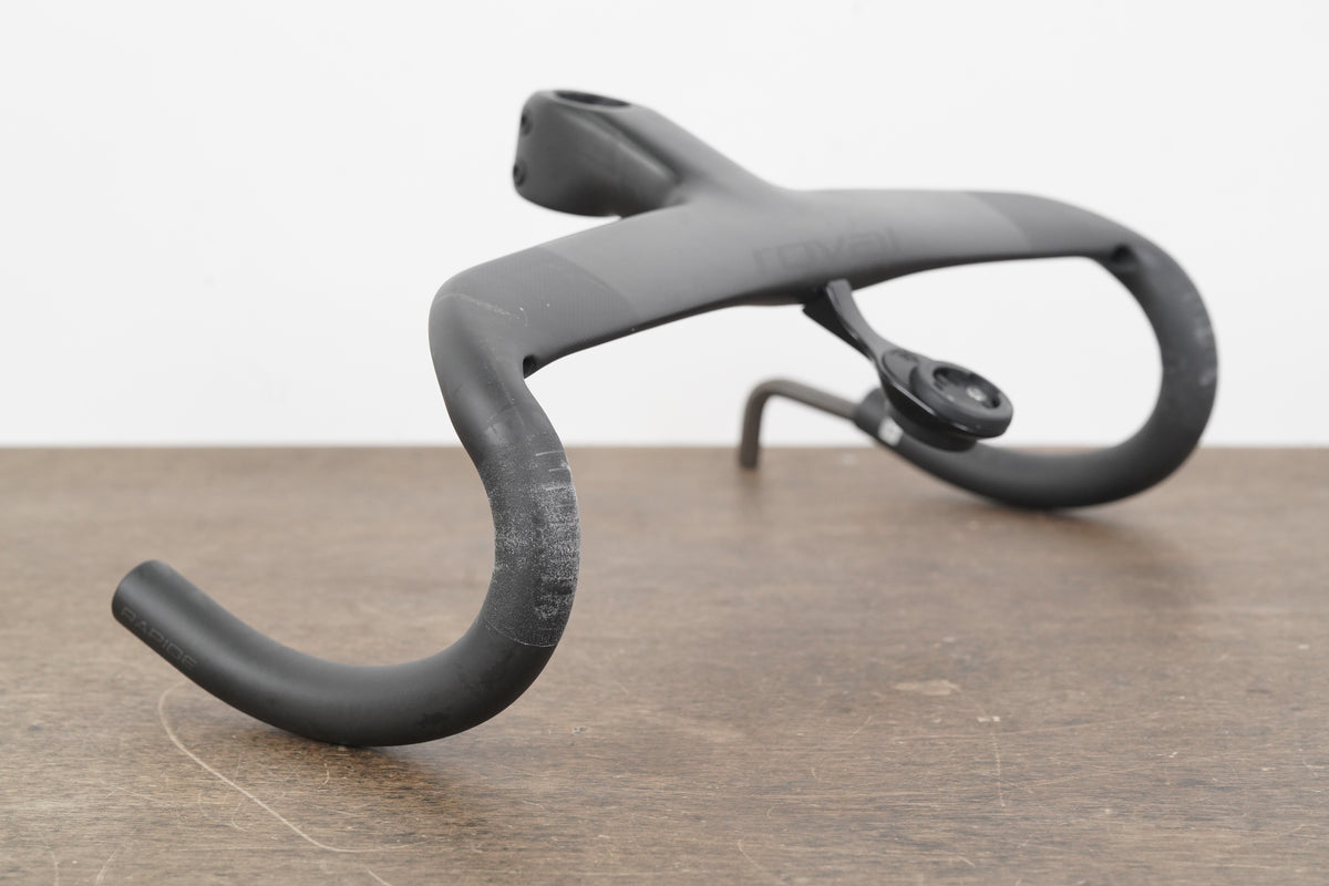 42cm 100mm Roval Rapide Carbon Integrated Barstem Handlebar + Mount 1 1/8"