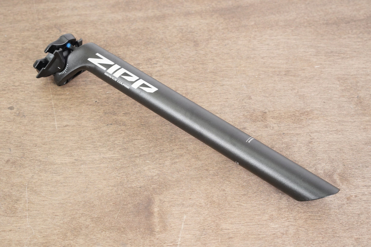 31.6mm Zipp Service Course Alloy Setback Road Seatpost