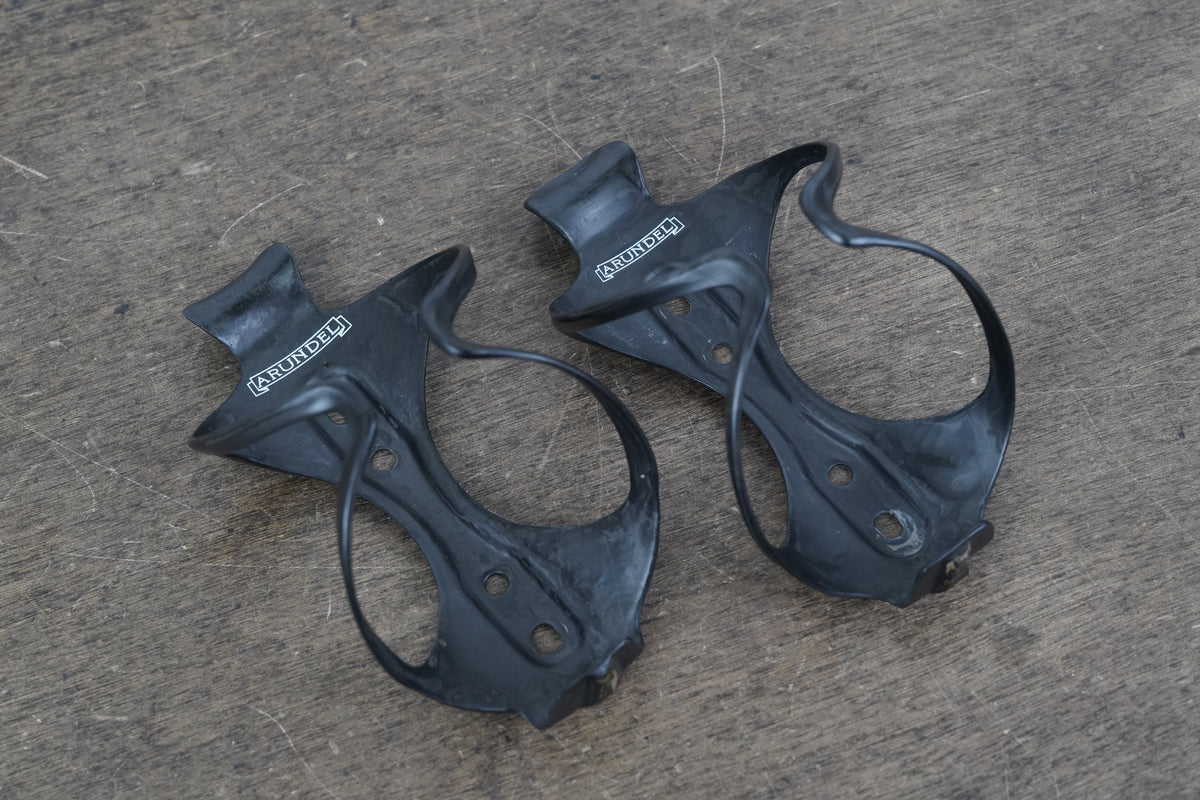 (2) Arundel Mandible Carbon Water Bottle Cages 51g