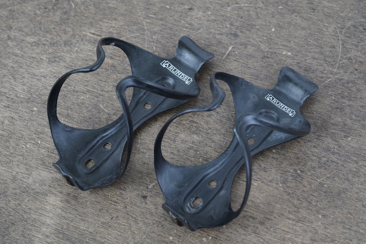 (2) Arundel Mandible Carbon Water Bottle Cages 51g
