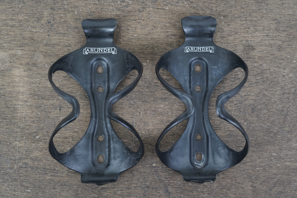 (2) Arundel Mandible Carbon Water Bottle Cages 51g