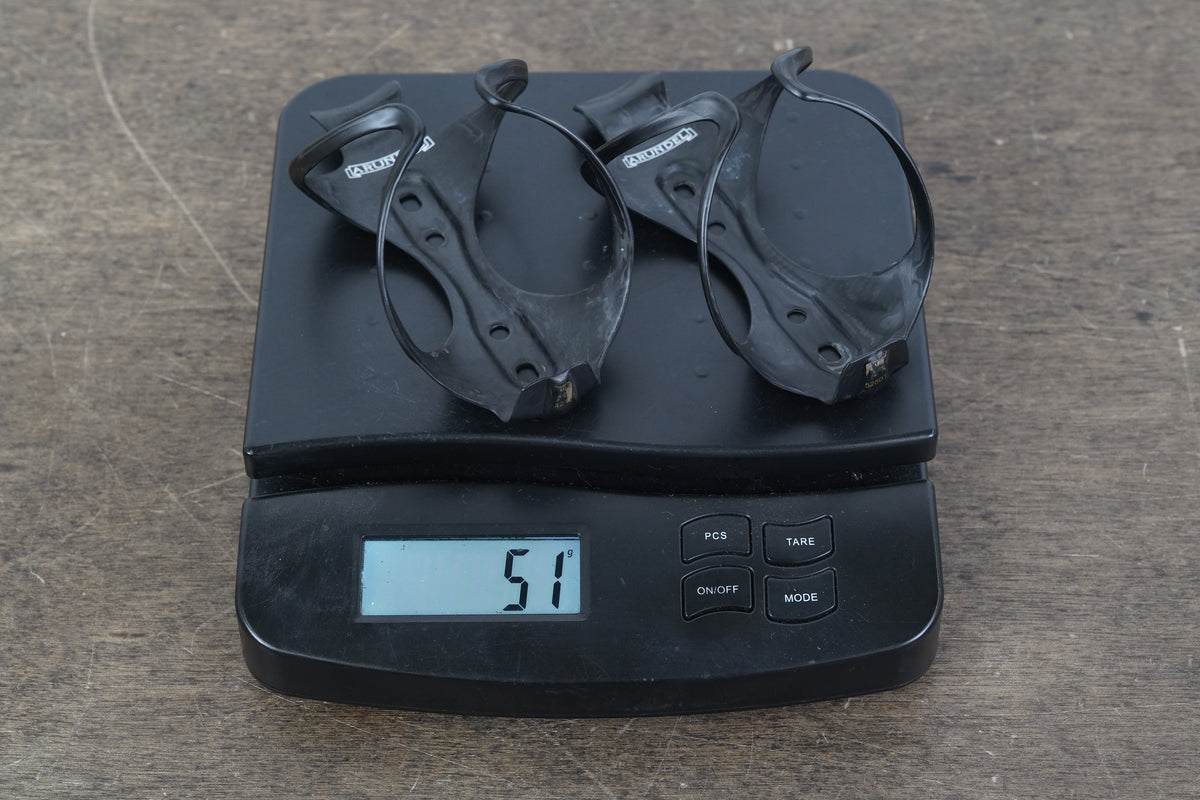 (2) Arundel Mandible Carbon Water Bottle Cages 51g