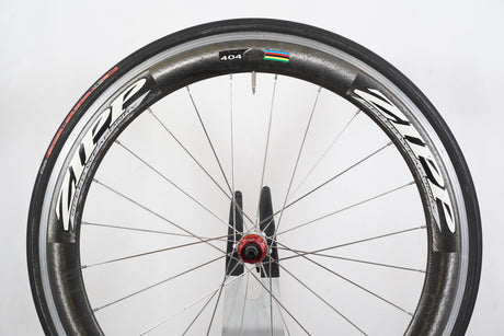 REAR Zipp 404 Clincher Carbon Rim Brake Wheel Shimano/SRAM 10 Speed