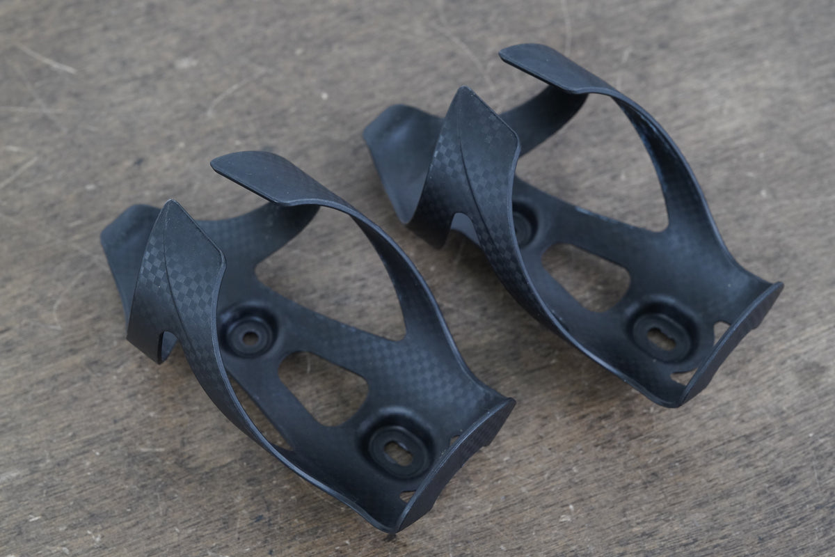 (2) Carbon Water Bottle Cages 80g