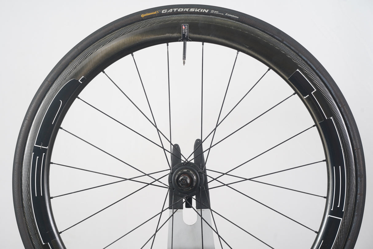 HED Jet 5 SCT CycleOps G3 Carbon Tubular Rim Brake Road Wheelset 11 Speed