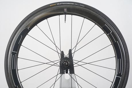 HED Jet 5 SCT CycleOps G3 Carbon Tubular Rim Brake Road Wheelset 11 Speed