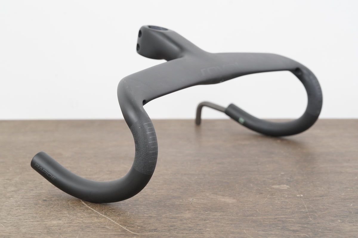 42cm 100mm Roval Rapide Carbon Integrated Barstem Handlebar + Mount 1 1/8"