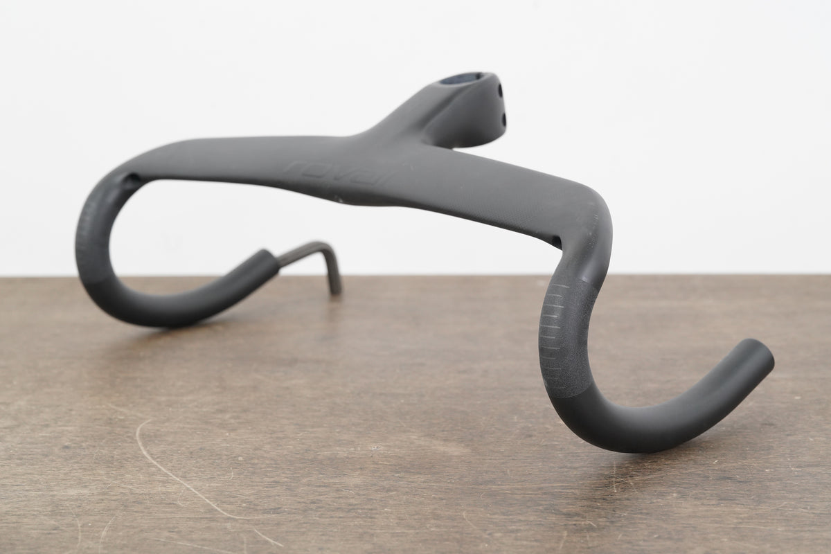 42cm 100mm Roval Rapide Carbon Integrated Barstem Handlebar + Mount 1 1/8"