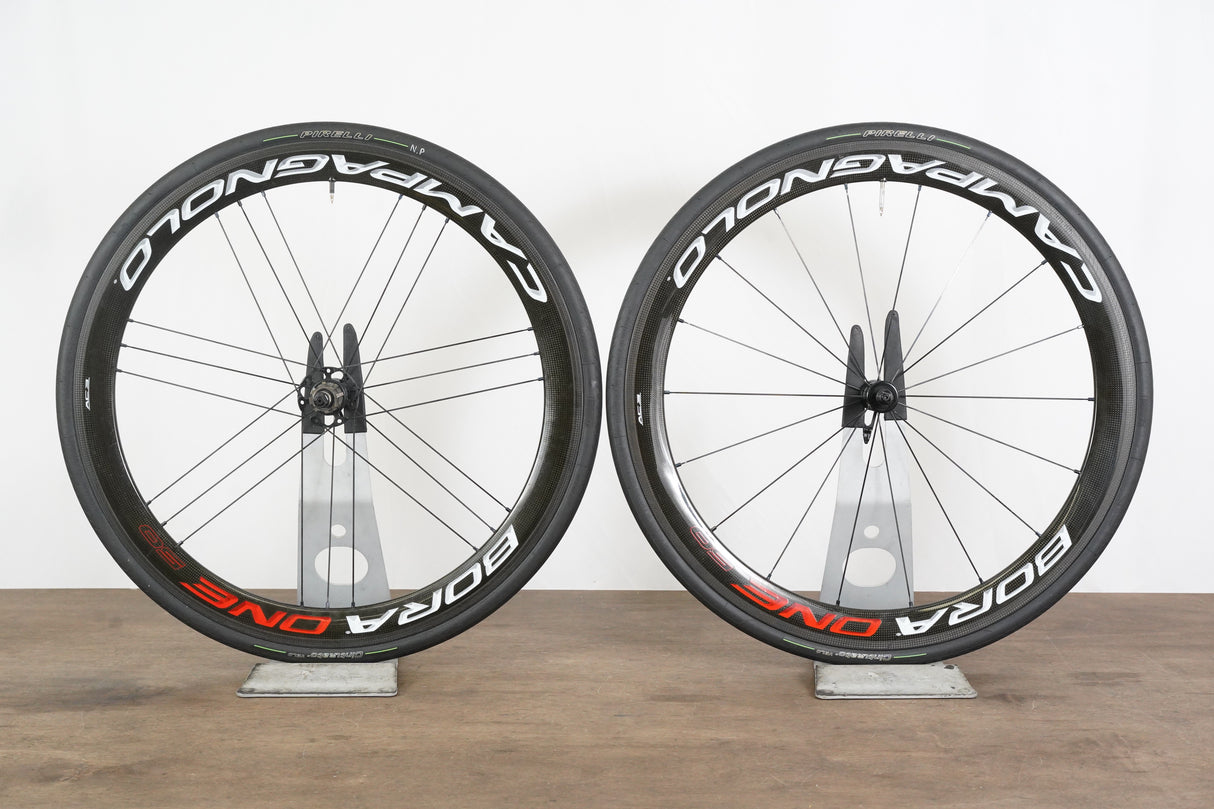 Campagnolo Bora One 50 Carbon Tubeless Clincher Rim Brake Wheelset 11 Speed