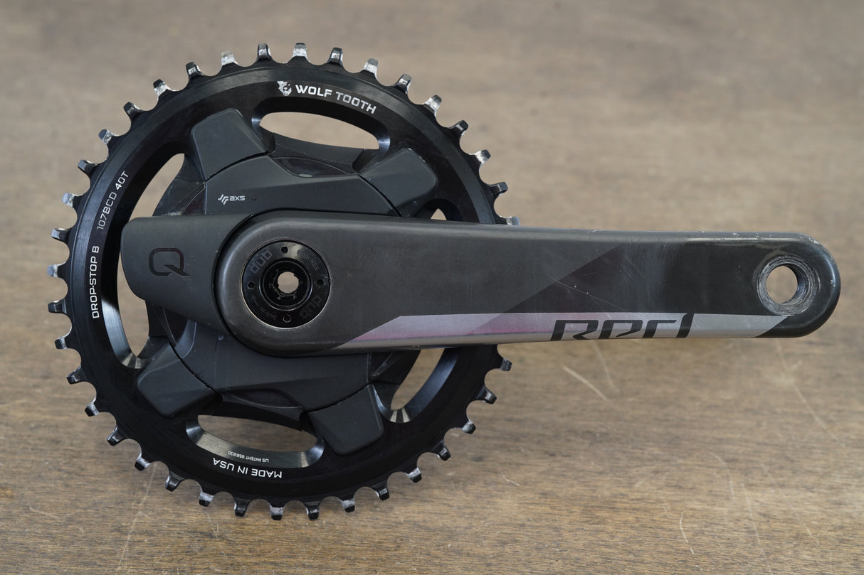 170mm 40T DUB SRAM Red AXS D1 1x Quarq 12 Speed Power Meter Crankset 598g