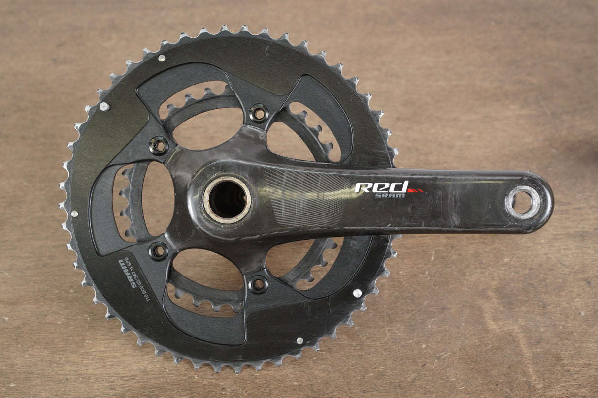 172.5mm 52/36T GXP SRAM Red 22 Carbon Crankset