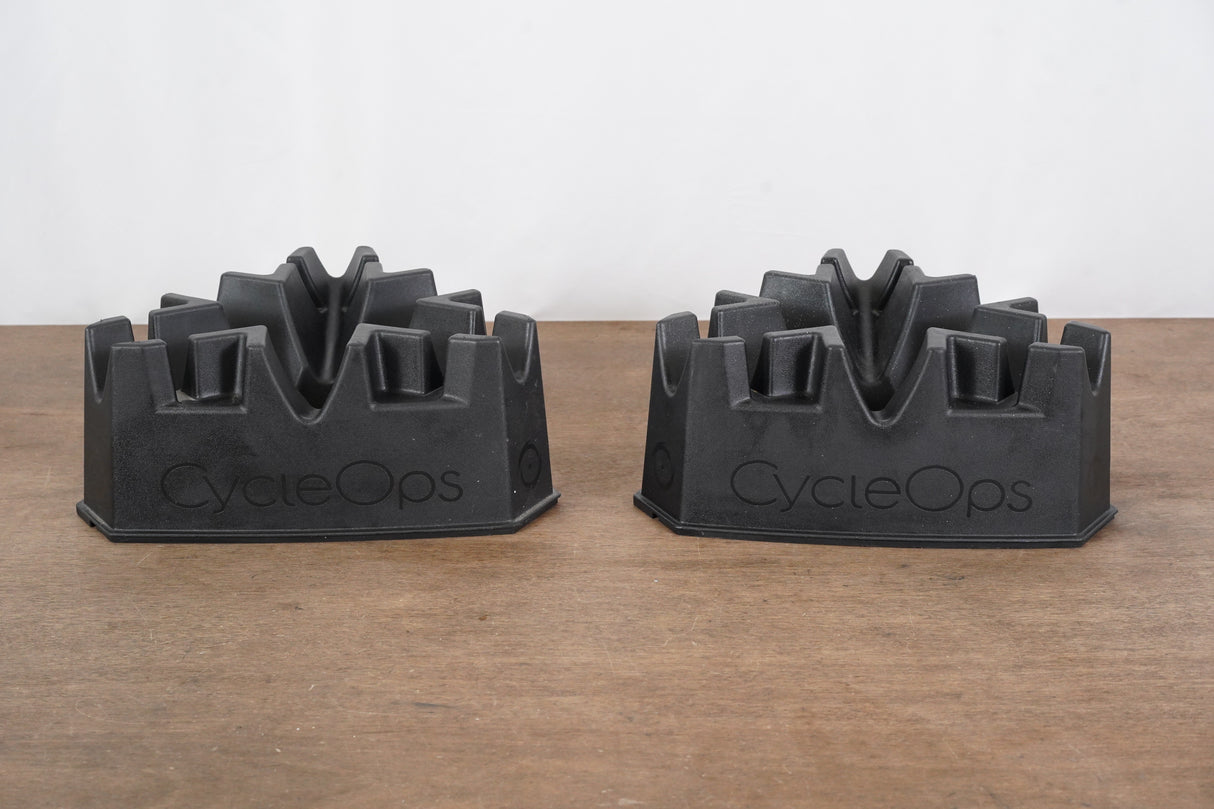 (1) CycleOps Riser Blocks Cycling Road Bike Trainer