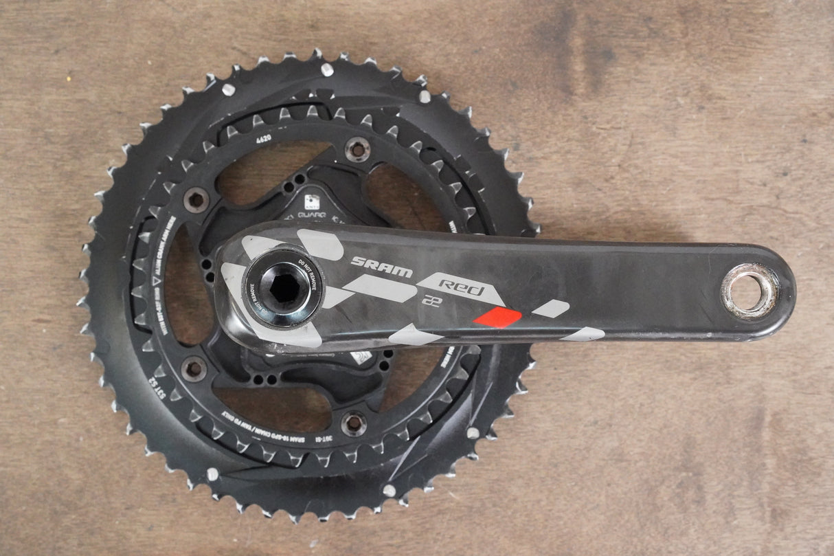 172.5mm 53/39T BB30 SRAM Red 22 Quarq Power Meter Crank Arms