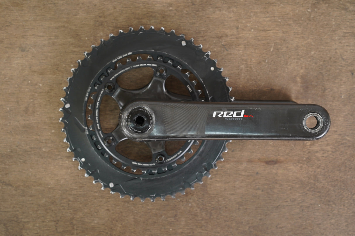 172.5mm 52/36T GXP SRAM Red 22 Carbon Crankset