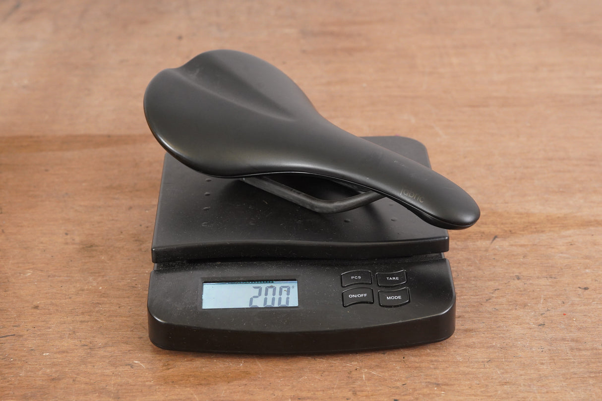 142mm Fabric Scoop Carbon Rail Road Radius Saddle 200g