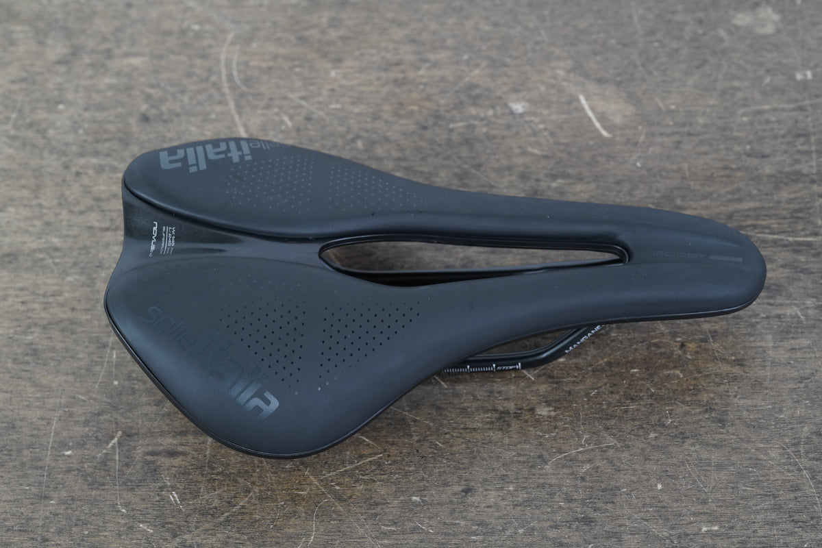 NEW 145mm Selle Italia Novus Boost Evo Manganese Superflow Road Bike Saddle 239g