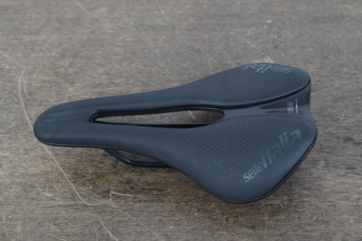 NEW 145mm Selle Italia Novus Boost Evo Manganese Superflow Road Bike Saddle 239g