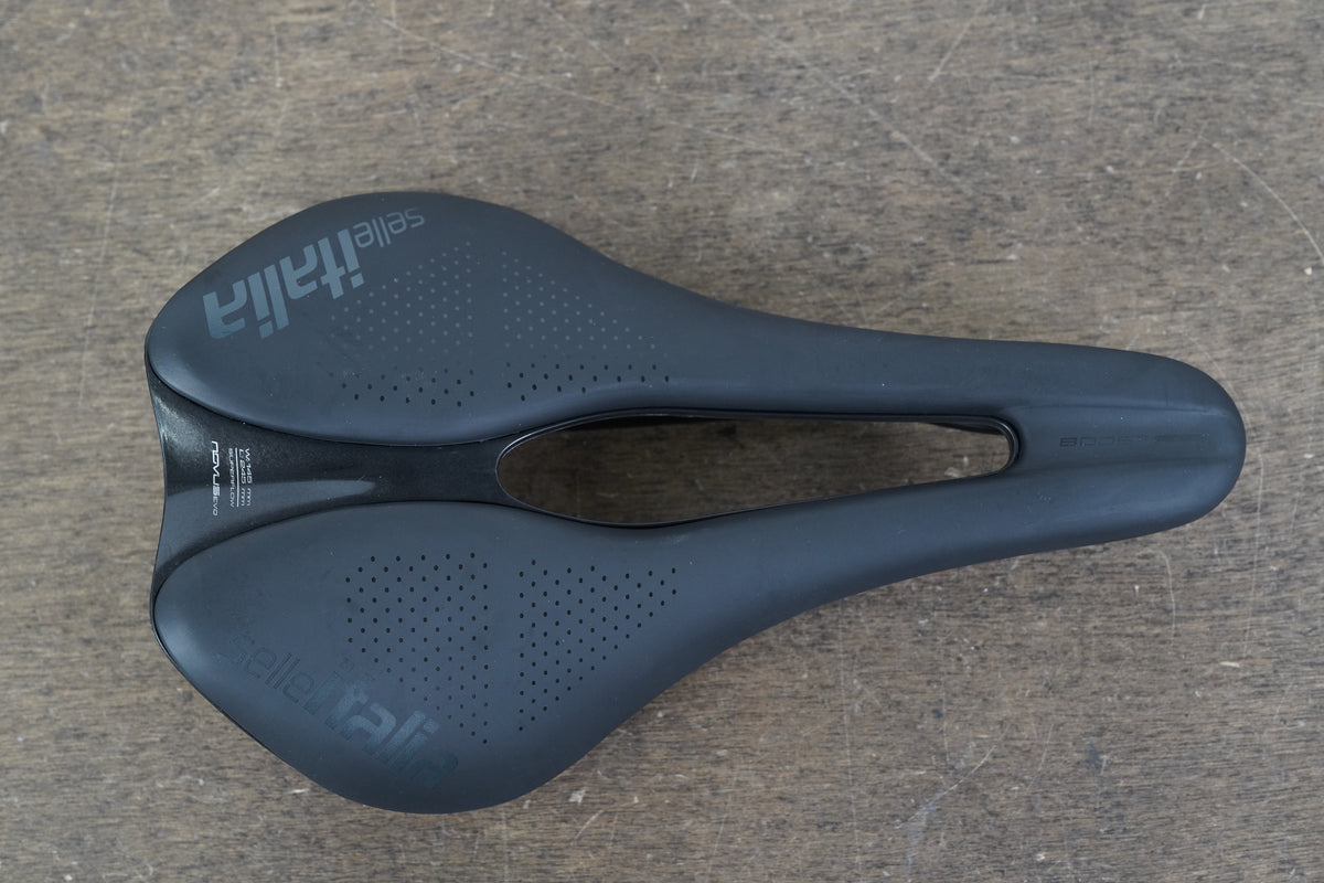 NEW 145mm Selle Italia Novus Boost Evo Manganese Superflow Road Bike Saddle 239g