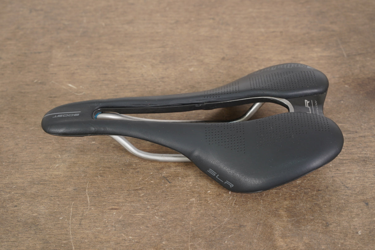 145mm Selle Italia SLR Superflow Boost Titanium Rail Road Saddle 170g