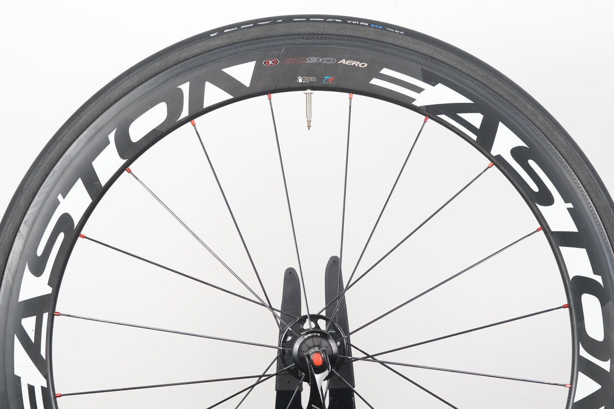 Easton EC90 Aero Carbon Clincher Rim Brake Wheelset Shimano/SRAM 10 Speed EC 90