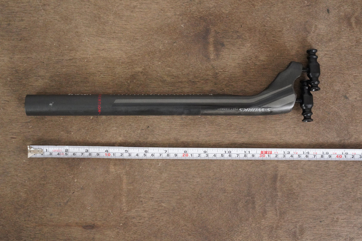 27.2mm Specialized S-WORKS FACT Carbon Setback Road Seatpost