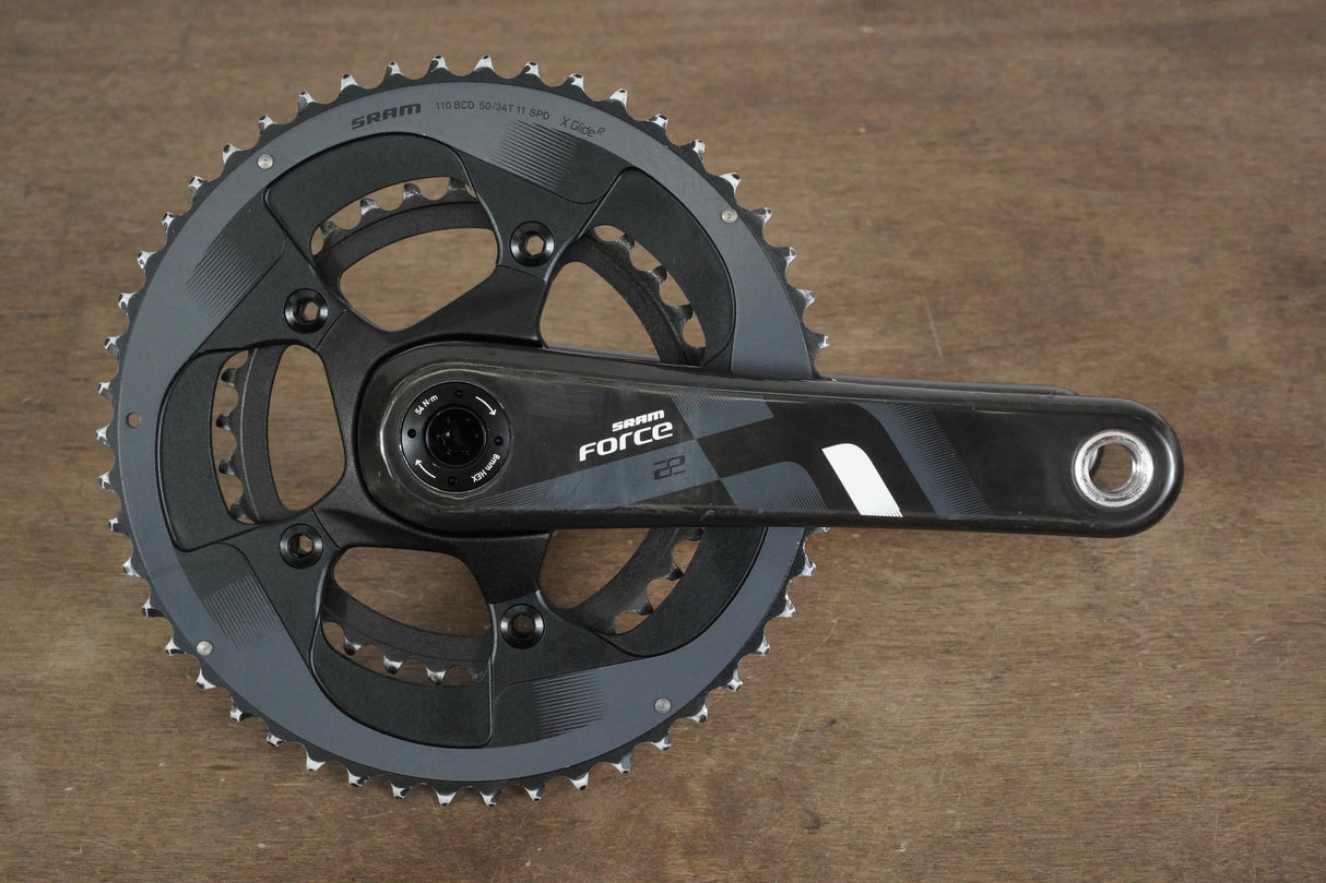 172.5mm 50/34T BB30 SRAM Force 22 11 Speed Road Crankset