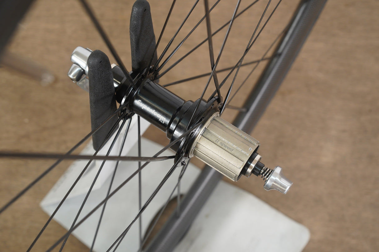 REAR Superteam 38mm Carbon Clincher Rim Brake Wheel Shimano/SRAM 11 Speed
