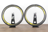 Bontrager Aeolus 5.0 Livestrong Edition Carbon Tubular Rim Brake Wheelset 10 Speed
