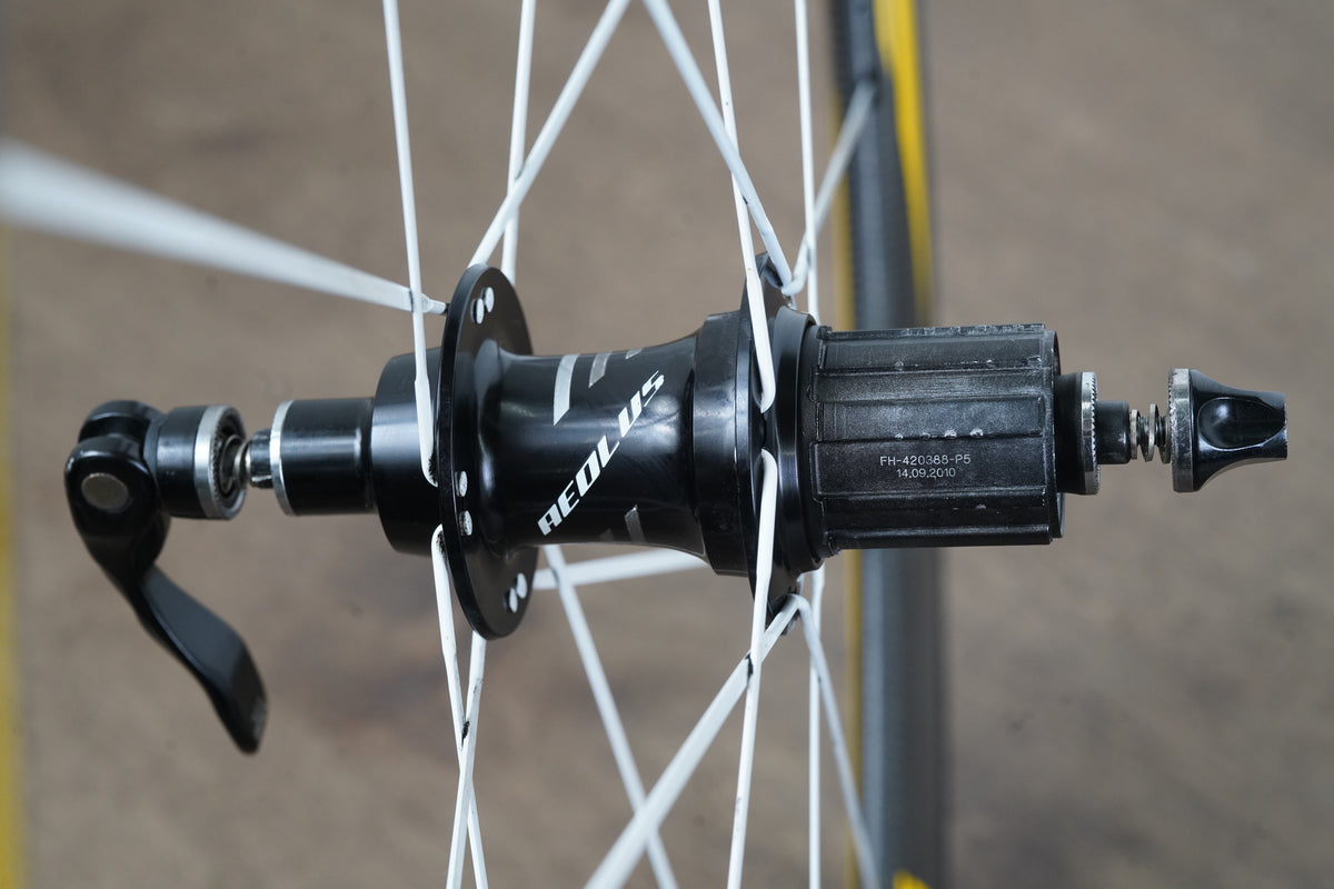 Bontrager Aeolus 5.0 Livestrong Edition Carbon Tubular Rim Brake Wheelset 10 Speed