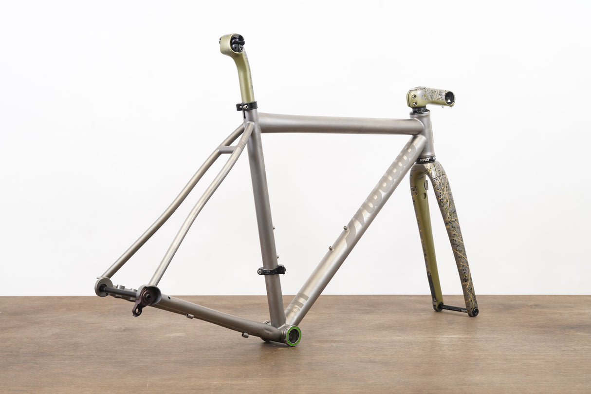 52cm Mosaic GT-1 AR ENVE Di2 Titanium Disc Brake Road Frameset + Stem