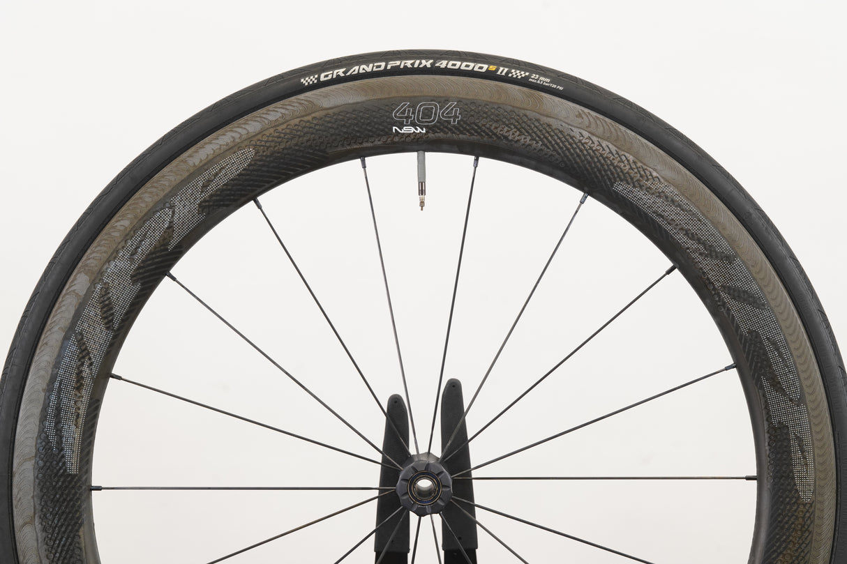 FRONT Zipp 404 NSW Cognition Carbon Clincher Rim Brake Wheel