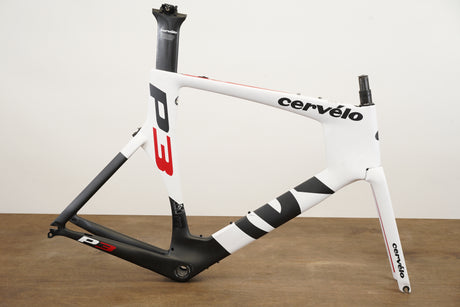 61cm Cervelo P3 Carbon Aero Rim Brake TT Triathlon Frameset
