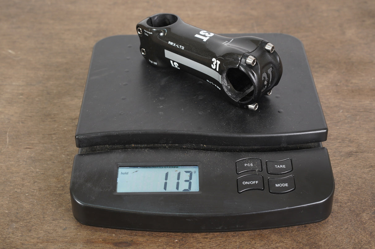 3T ARX LTD 100mm ±6 Degree Carbon Road Stem 113g 1 1/8" 31.8mm