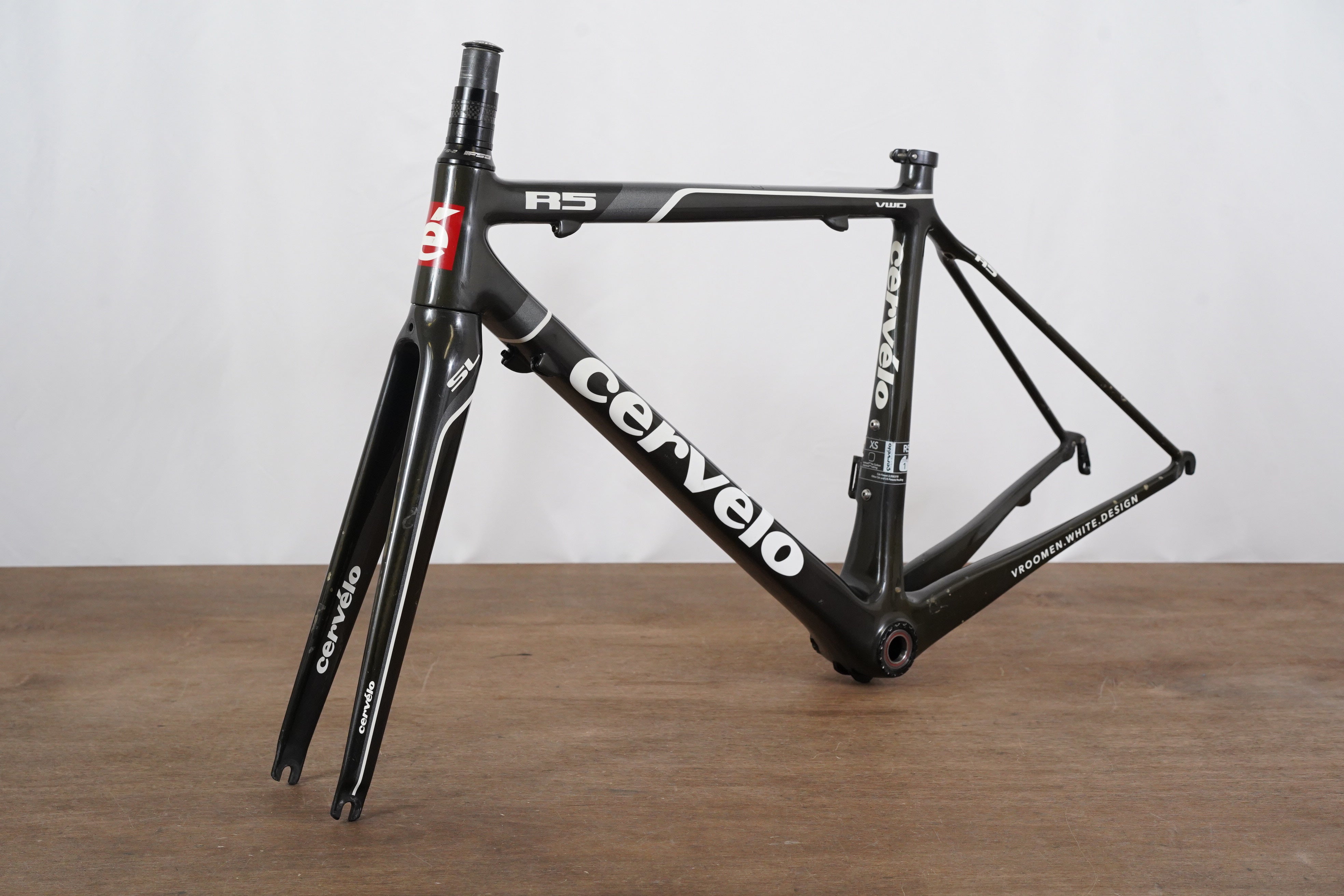 XS Cervelo R5 VWD Carbon Rim Brake Road Frameset Elevate Cycling