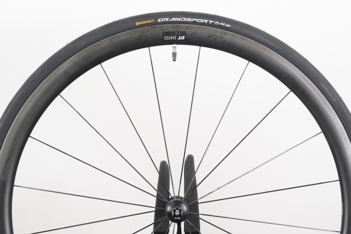 DT Swiss PRC 1400 Carbon Tubeless Clincher Rim Brake Wheelset SRAM XDR 12 Speed