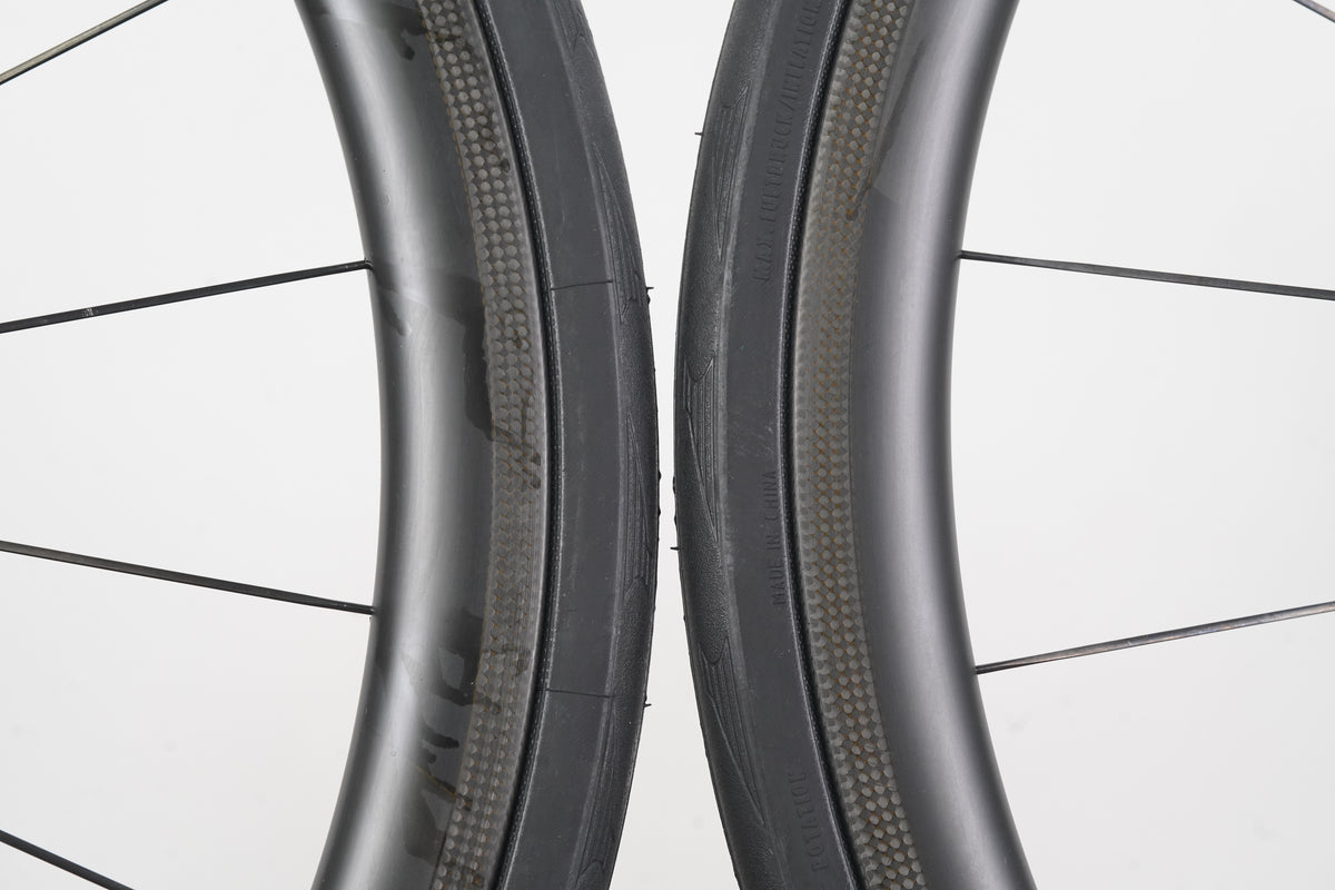 DT Swiss PRC 1400 Carbon Tubeless Clincher Rim Brake Wheelset SRAM XDR 12 Speed