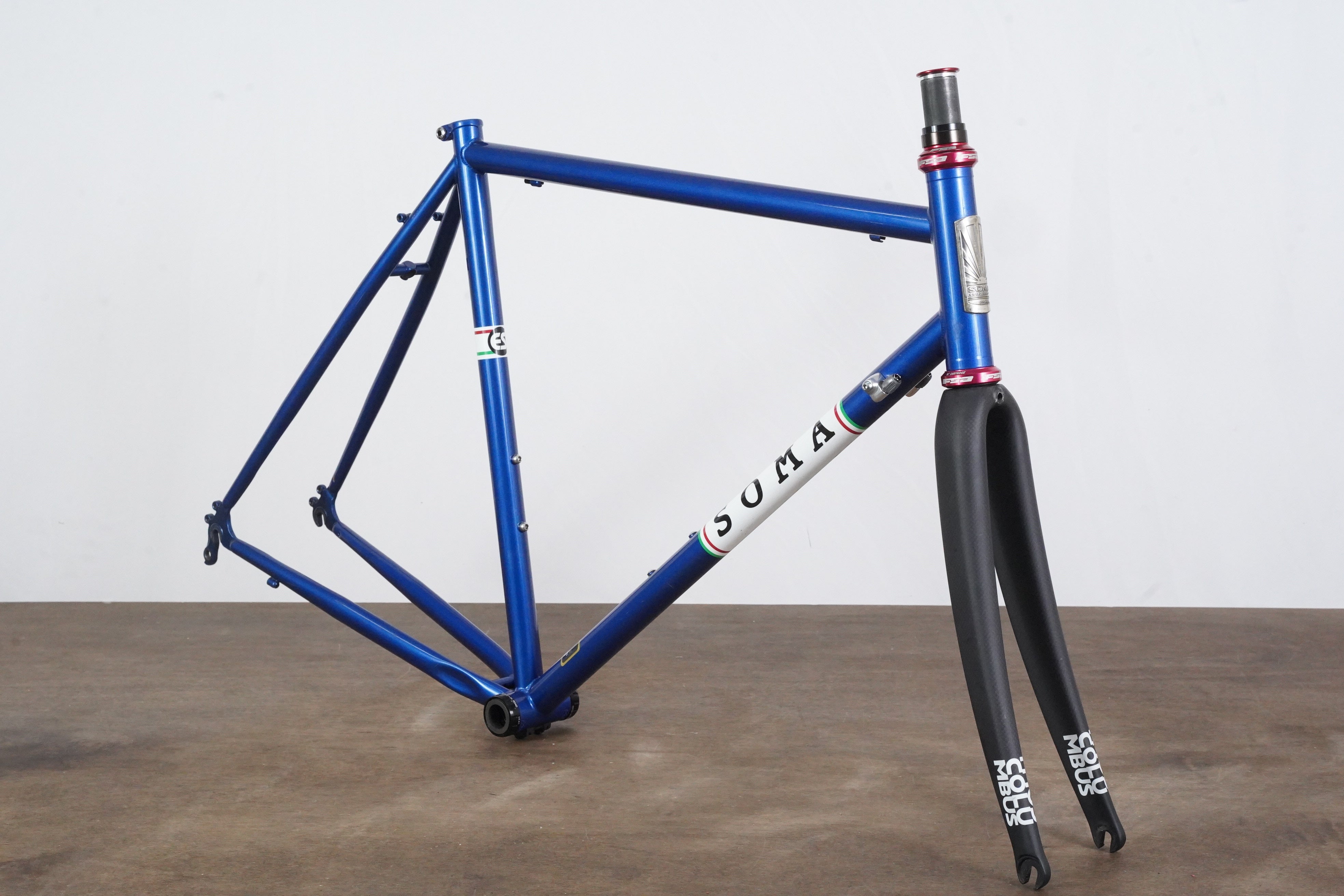 Bicycle Frame Soma Bike Parts 56cm Soma ES Columbus Steel Rim