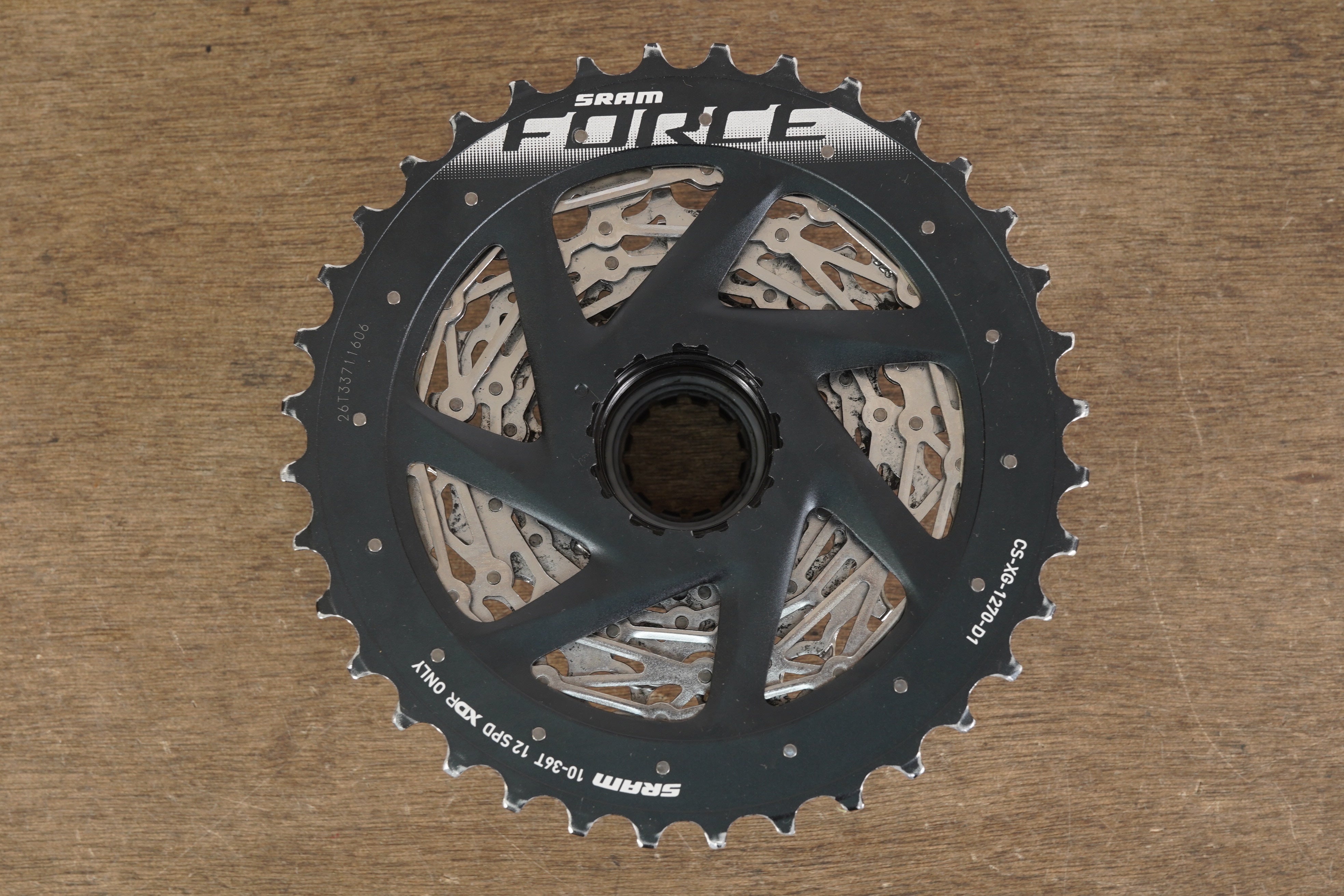パーツ SRAM FORCE XG-1270-D1 10-36T 12s SRAM Force XG-1270 12-Speed Cassette - Components