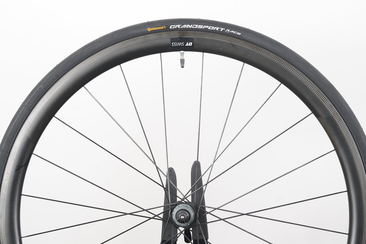 DT Swiss PRC 1400 Carbon Tubeless Clincher Rim Brake Wheelset SRAM XDR 12 Speed