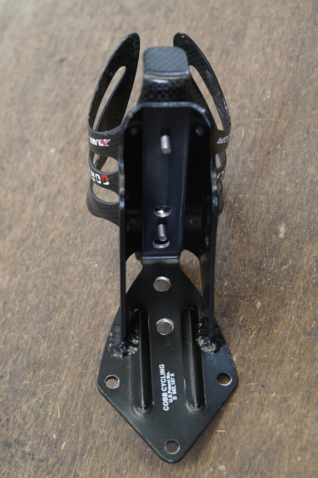 Cobb Rear Saddle Water Bottle Cage Mount + (1) Xlab Gorilla Carbon Bottle Cage 161g