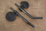 Zipp Vuka Alumina Alloy Extensions TT Triathlon Handlebar + Pads