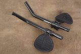 Zipp Vuka Alumina Alloy Extensions TT Triathlon Handlebar + Pads