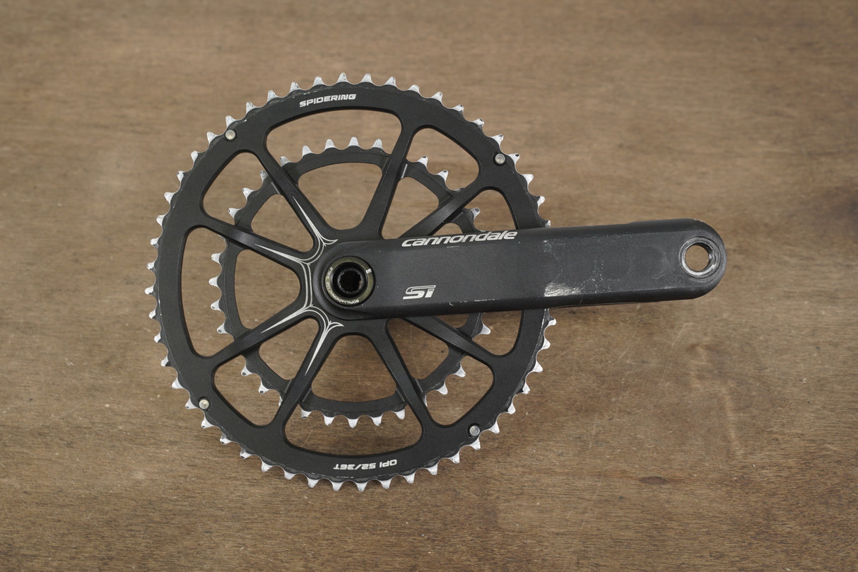 175mm 52/36T BB30 Cannondale Si Spidering Hollowgram Road Crankset