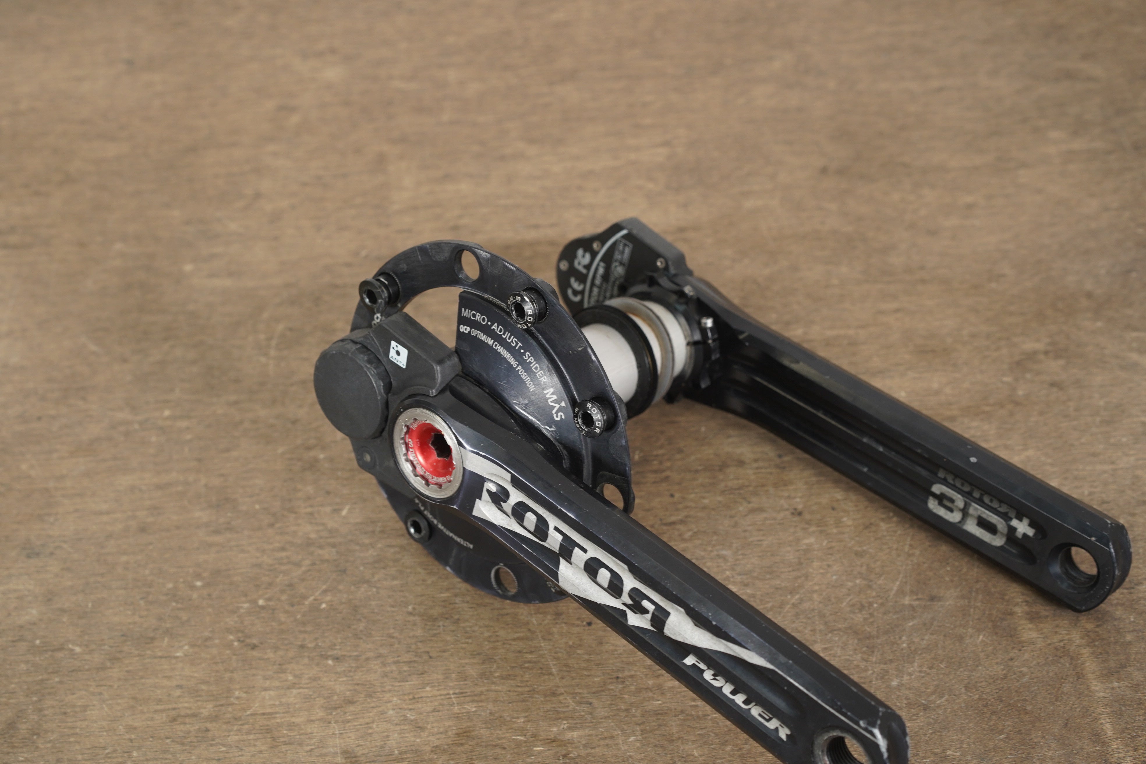 165mm BB30 Rotor 3D+ Power Meter MAS Road Crankarms 3D – Elevate