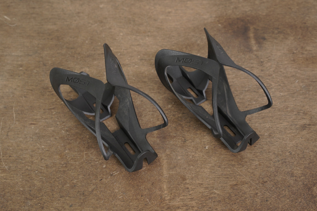 (2) Pinarello MOST Trap Carbon Injection Water Bottle Cages 62g