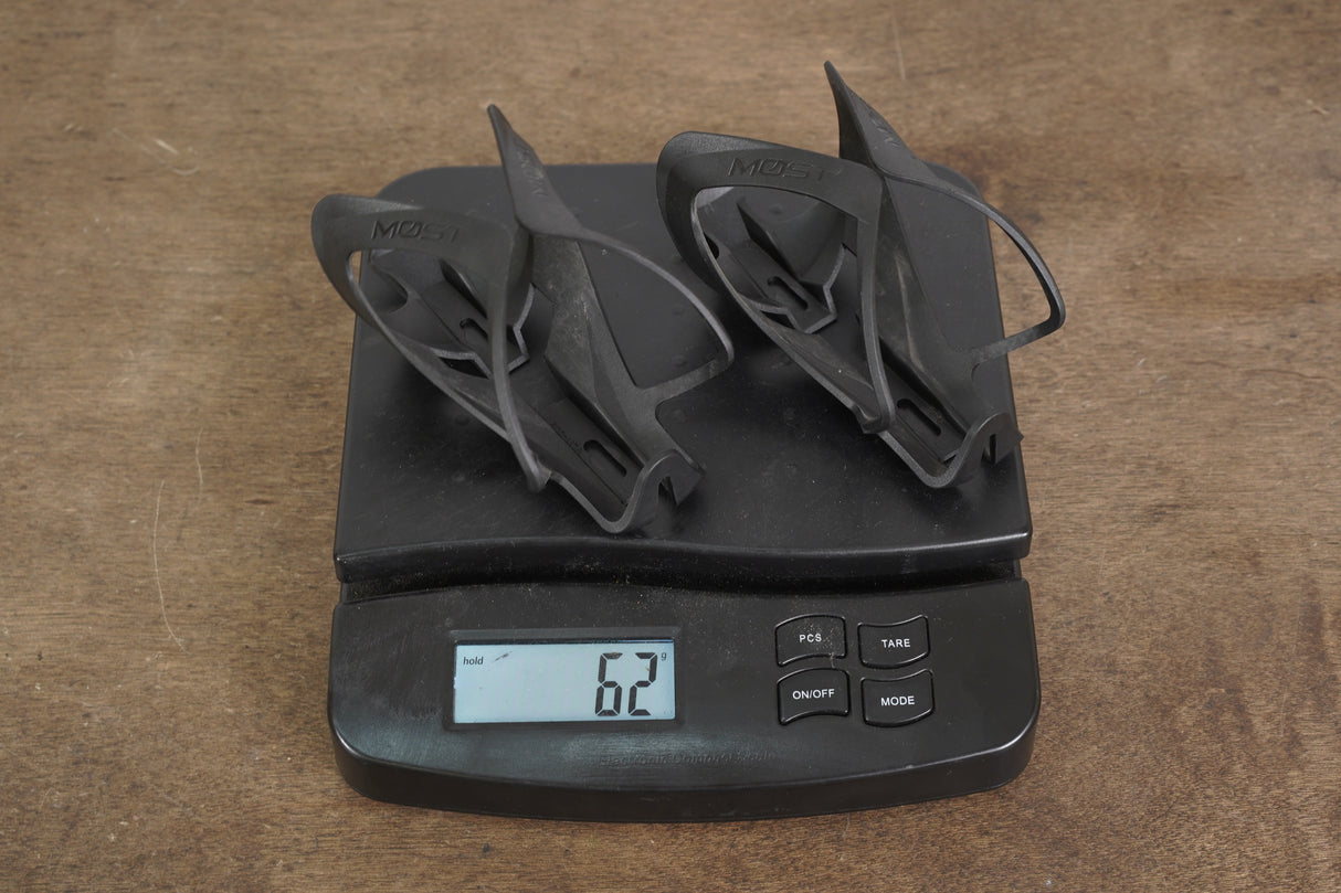 (2) Pinarello MOST Trap Carbon Injection Water Bottle Cages 62g