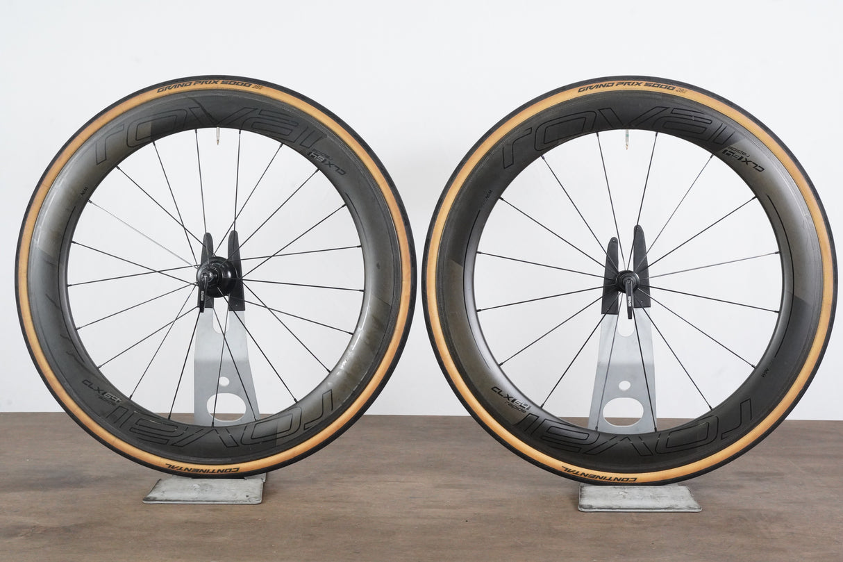 Roval CLX 64 Carbon Tubeless Clincher Rim Brake Wheelset SRAM XDR 12 Speed